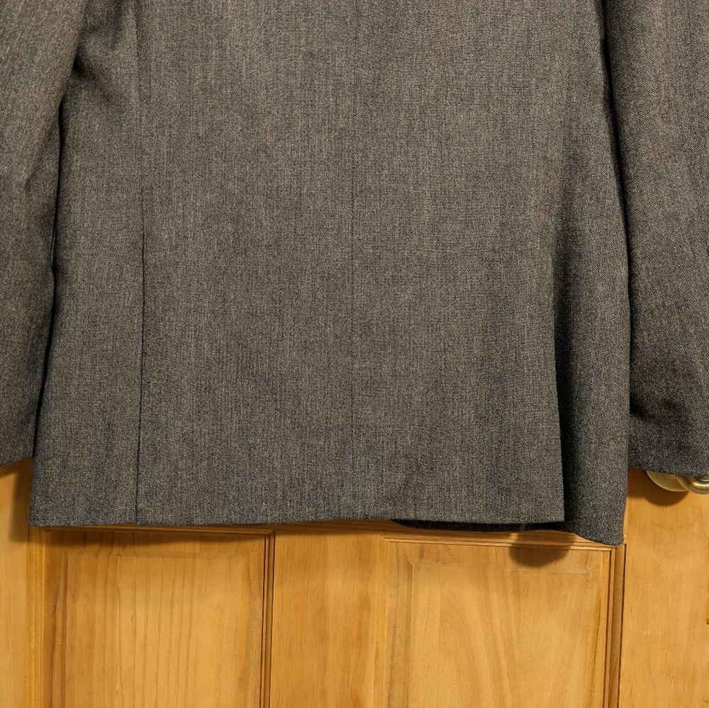 Kenneth Cole Awearness Slim Wool Blend Taupe Classic Business Blazer Jacket 40L - Picture 6 of 9